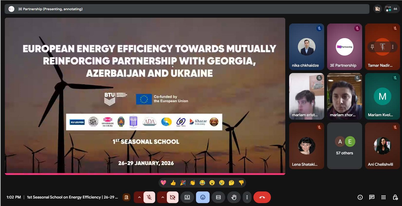 Image of 1st EU Co-Funded Seasonal School on Energy Efficiency - Official Kick-off